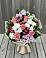 Букет цветов из: Альстромерии, Гвоздики, Розы и Хризантемы в Княжево
