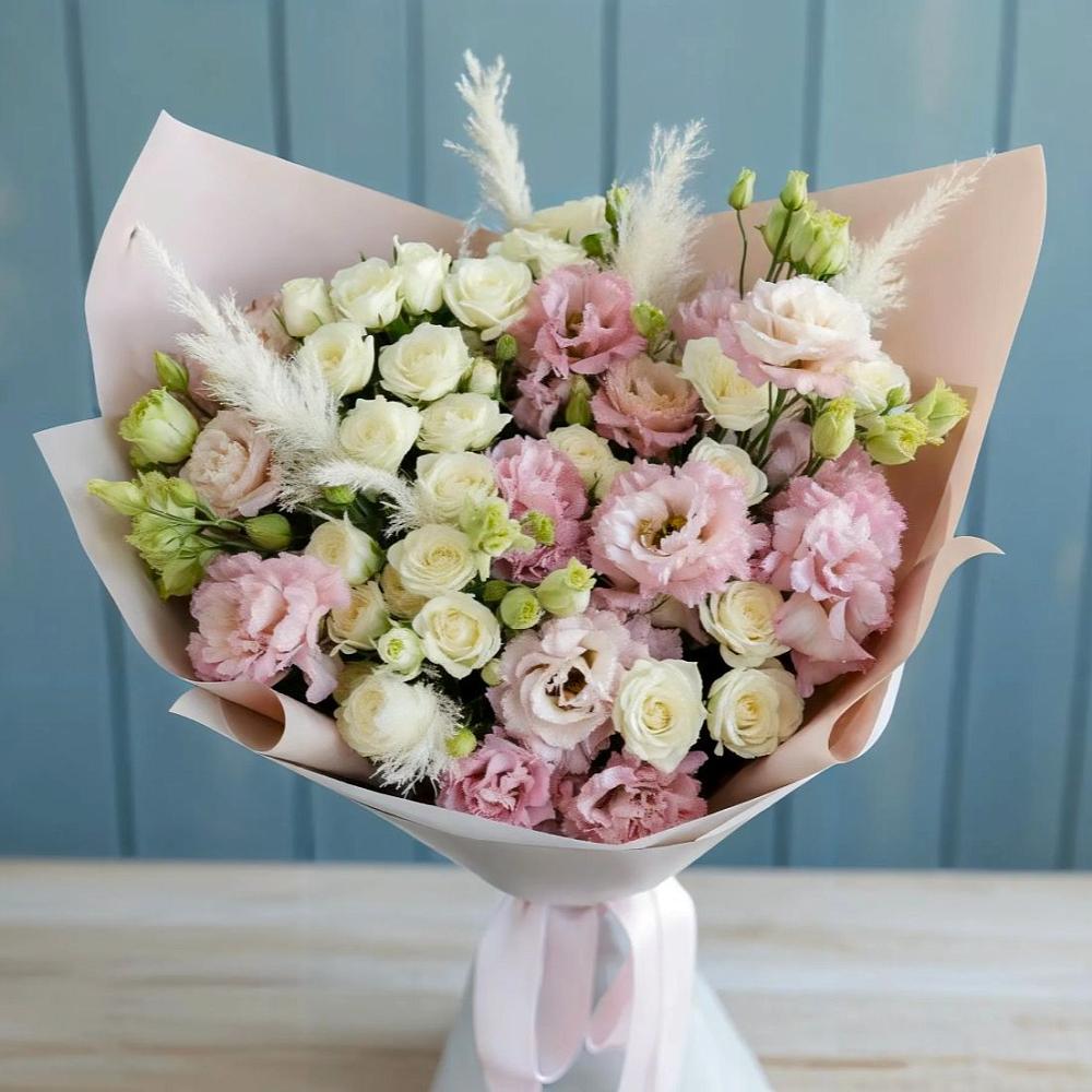 Букет цветов из: Альстромерии и Розы в Княжево