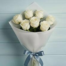 Букет 7 Белых роз Эдлесс Лав #REPLACE_PRED# Княжево