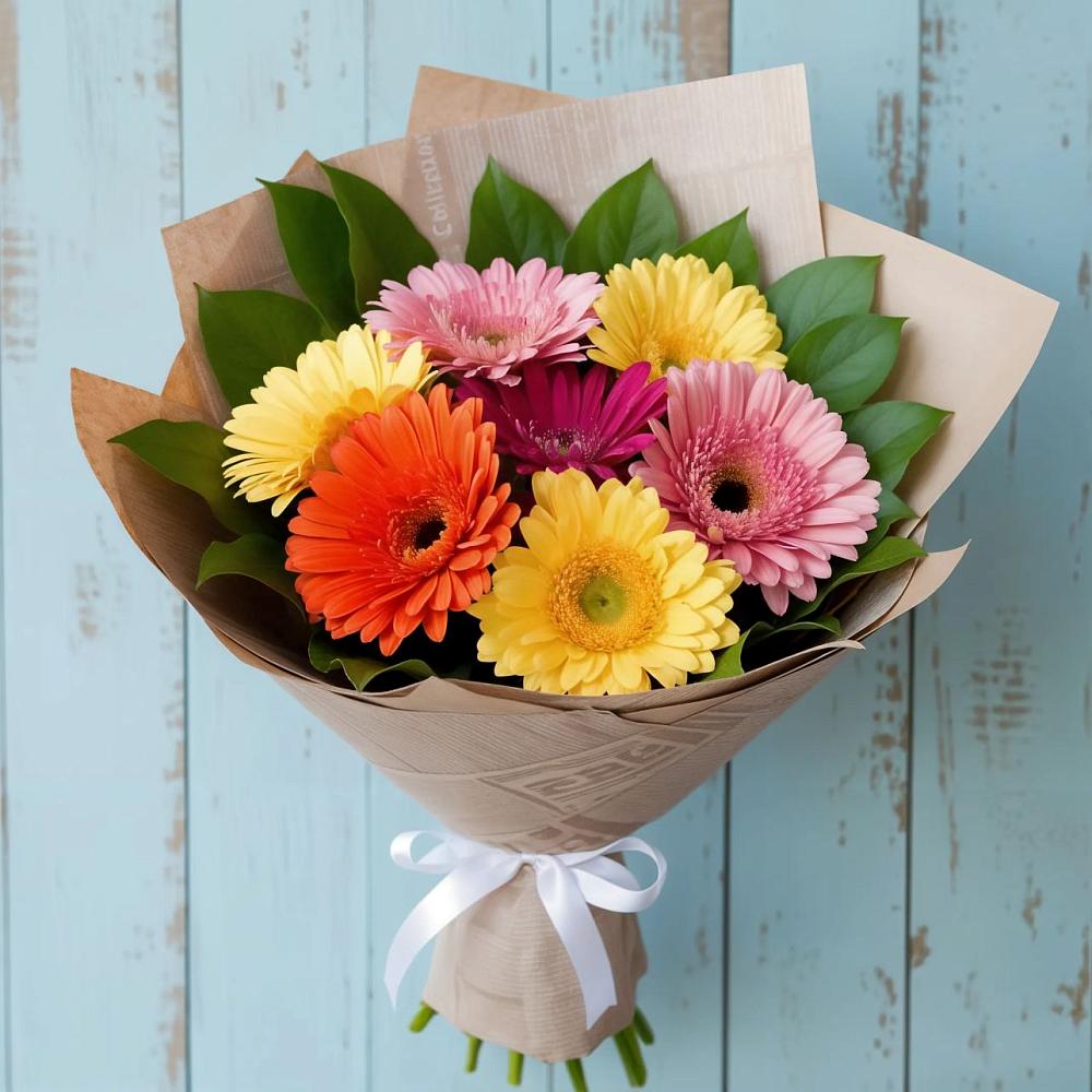 Букет цветов из: Герберы в Княжево