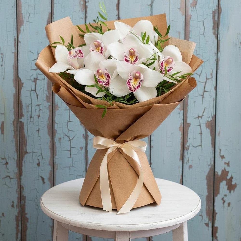 Букет цветов из: Орхидеи и Розы в Княжево