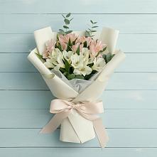 Букет цветов из:  Альстромерии в Княжево