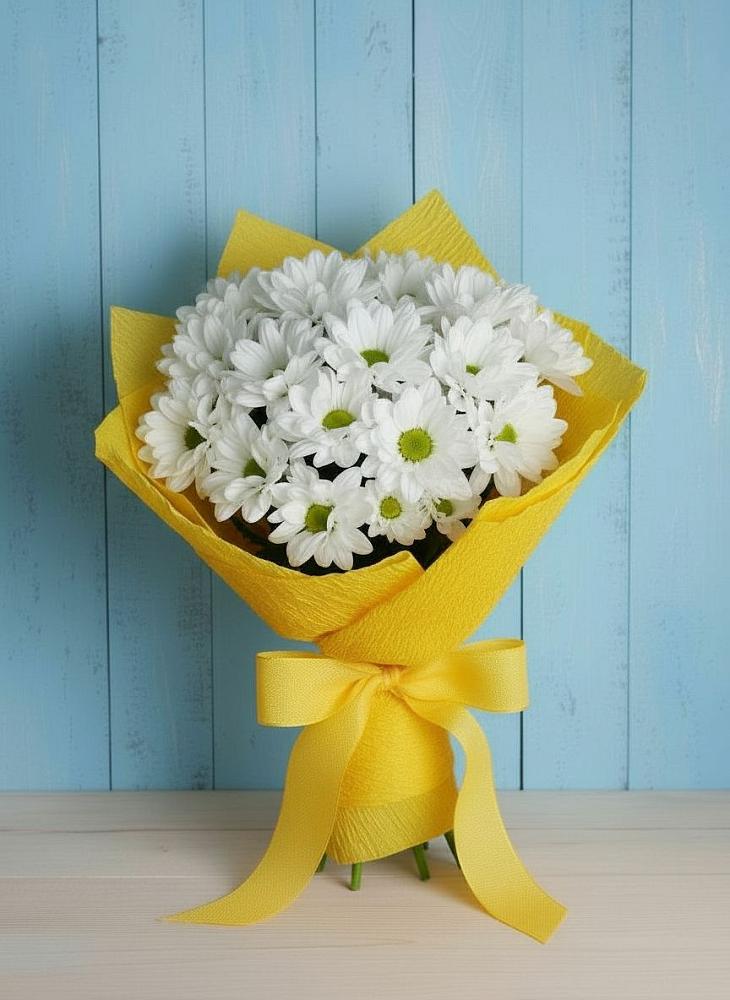 Букет цветов из: Хризантемы в Княжево