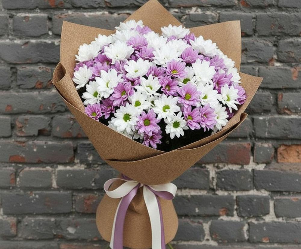 Букет цветов из: Хризантемы в Княжево