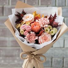Букет цветов из:  Гвоздики, Хризантемы и Розы в Княжево